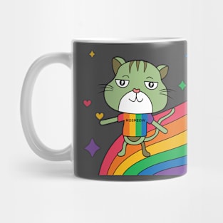 MosMeow Love is LOVE T-Shirt Mug